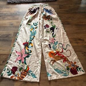Alemais Multicolor Artistic Wide-Leg Pants